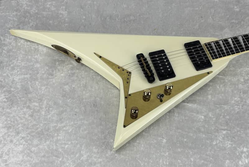 1983 USA Jackson Randy Rhoads Custom RR1 electric guitar in white #96 of first 100! image 1