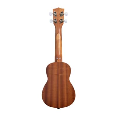 Kala Mahogany 4-String Soprano Ukulele (Hawaiian Islands and Tattoo Band) image 4