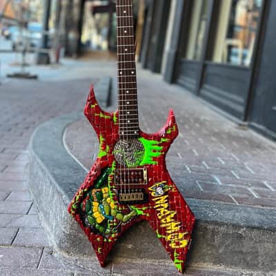 B.C. Rich Warlock Hand-painted image 1