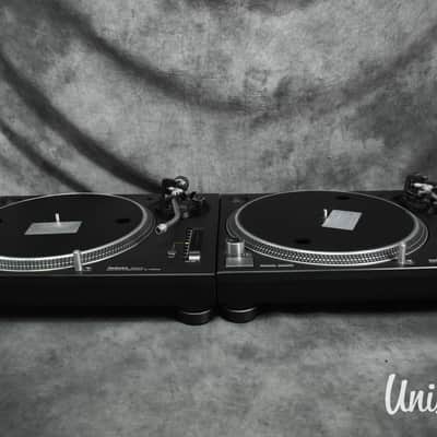 Technics SL-1200 MK5 Black pair Direct Drive DJ Turntable in very good Condition image 1