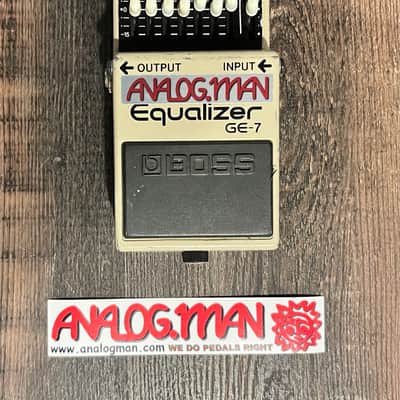 Analogman Pro Modded Boss GE-7 Equalizer w/ Green LED image 2