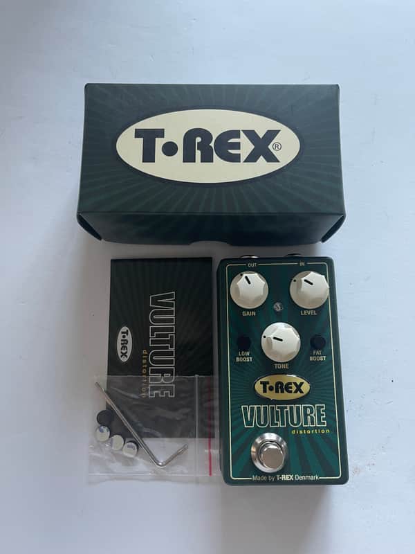 T-Rex Engineering Vulture Distortion Booster Guitar Effect Pedal + Original Box image 1