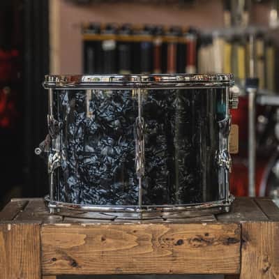 Premier 3 ply Mahogany Rack Tom in Black Diamond Pearl 1960s image 4