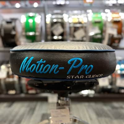 Motion Pro Drum Throne 2025 - Blue Leather image 1