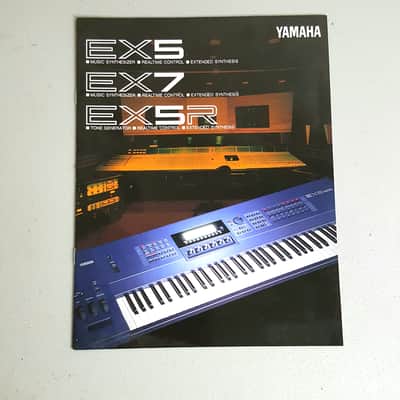 Yamaha EX7 EX5 EX5R Synth Series - Original Brochure! image 1