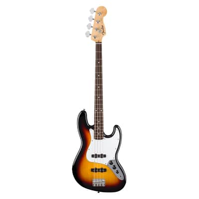 Used Fender Standard Jazz Bass Guitar - 3-Color Sunburst w/Laurel FB image 2