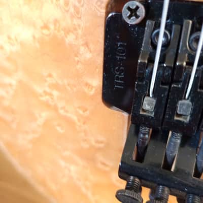 Handcrafted Boutique Electric Guitar – Birdseye Maple Top – Made in Italy (1980s–1990s) image 22