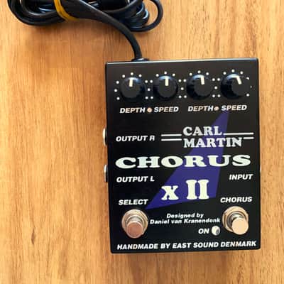 Rare! CARL MARTIN Chorus X II Pedal For Guitar, Bass or Keyboards! Hand Made in Denmark! image 4