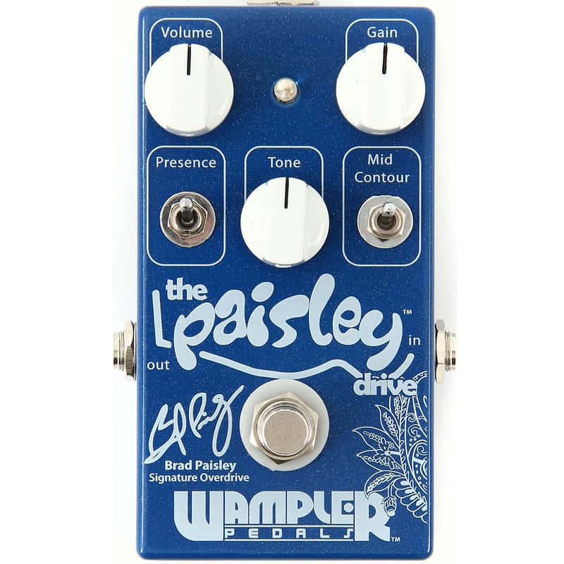 Wampler Paisley Drive Brad Paisley Signature Overdrive Pedal
