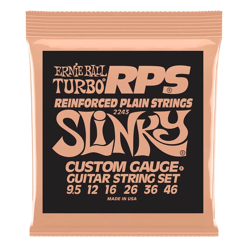Electric Guitar Strings 9.5-46 Ernie Ball RPS Slinky 100% Genuine image 1