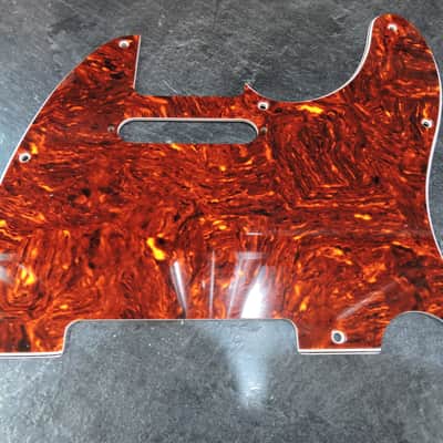 W.D. Custom Pickguards Fender Telecaster 8 Hole Pickguard 2010's - Vintage Tortoise image 1