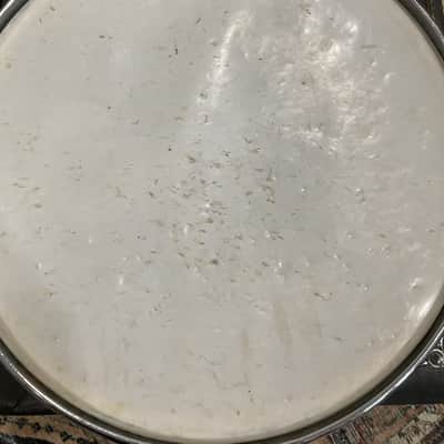 Slingerland 8x12" Rack Tom - White Satin Flame (Niles Gold Badge) image 6
