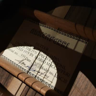 RARE Ibanez Signed Mario Maccaferri MAC 10 Gypsy Jazz D Hole Selmer Acoustic 1 of 440 image 2