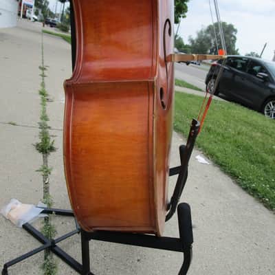 Kay Kraftsman 3/4 Upright Bass 1945 B-385 Chubby Jackson model aka Switch Master Pickup SE Michigan image 9