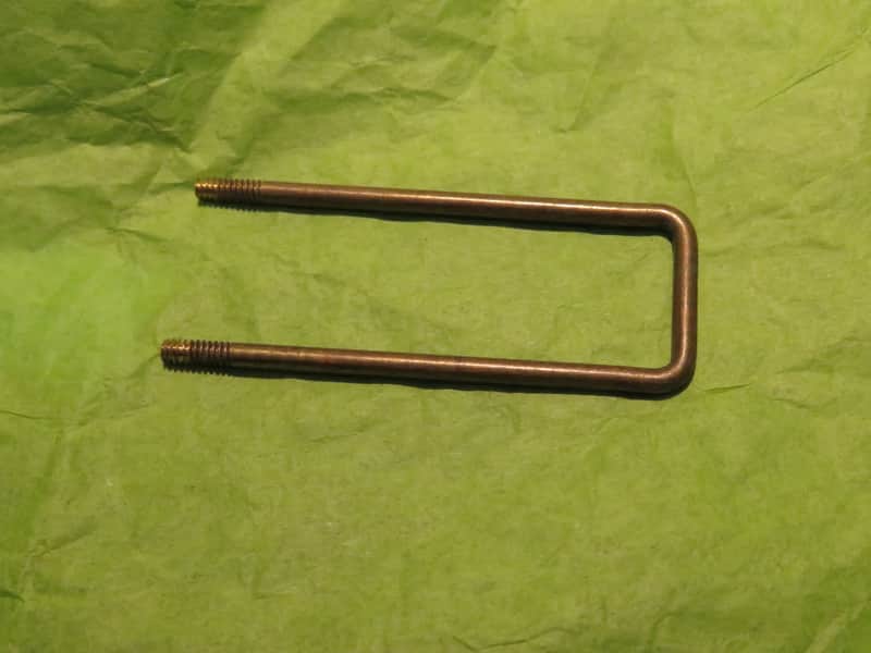 vintage 1950's Epiphone tailpiece short bail wire for frequensator tailpiece Deluxe Zephyr Regent archtop Bild 1