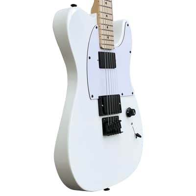Dynacaster BT-1 Super Tele Humbuckers w/ Preamp Electric Guitar Olympic White image 7