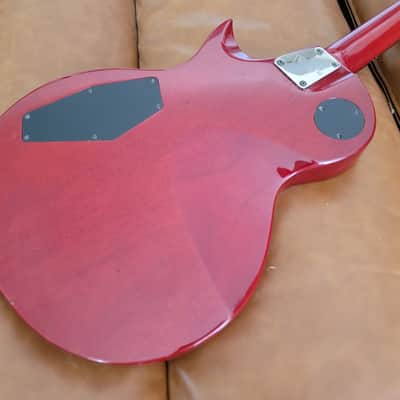2008 ESP LTD EC-100QM Electric Guitar – See-Thru Black Cherry Quilt Top image 16