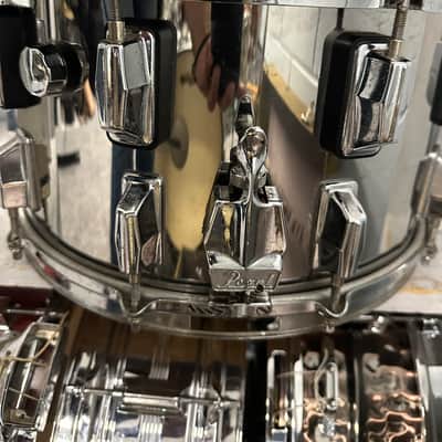 Pearl Extender Snare Early 80s - Chrome over Maple image 2