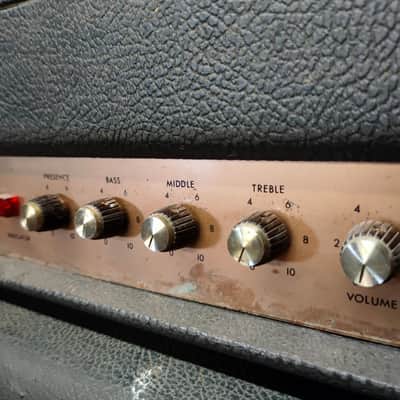 Marshall JMP 1987 2-Channel 50-Watt Guitar Amp Head 1967 - 1975 - Black image 3