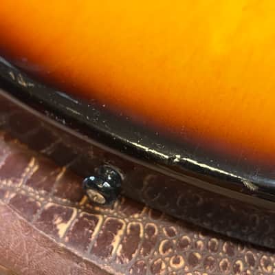 1964 Gibson Melody Maker 3/4 Scale Electric Guitar Sunburst w case image 8