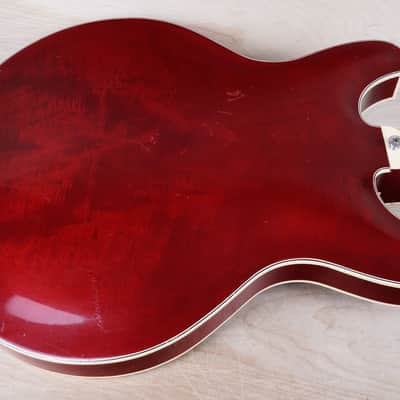 Yamaha SA-50 Hollow Body MIJ 1967 Cherry Red Vintage Japan w/ OHSC image 15