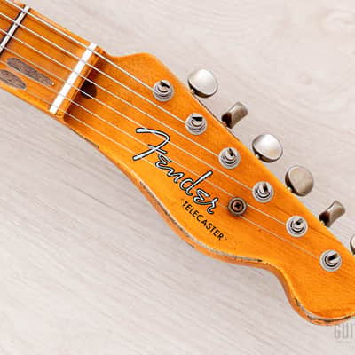 2023 Fender Custom Shop 1952 Telecaster Streamlined U Heavy Relic Butterscotch Blonde w/ P-90, Case, CoA, Lightweight Ash image 4