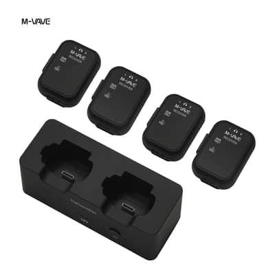 M-VAVE WP-12 2.4G Wireless Earphone Monitor System Rechargeable Transmitter 4 Receivers,price include the import duty to US buyer image 3