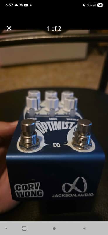 Jackson Audio The Optimist Warped Edition Cory Wong Signature Overdrive 2022 - Present - Blue image 1