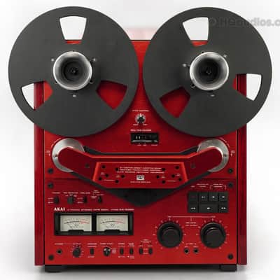 Akai GX-635D Reel-to-Reel Tape Deck Custom Red - Restored - 1 Year Warranty image 2