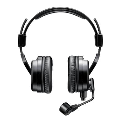 Shure BRH50M Premium Dual-Sided Broadcast Headset. Includes BCASCA-NXLR3QI cable image 2