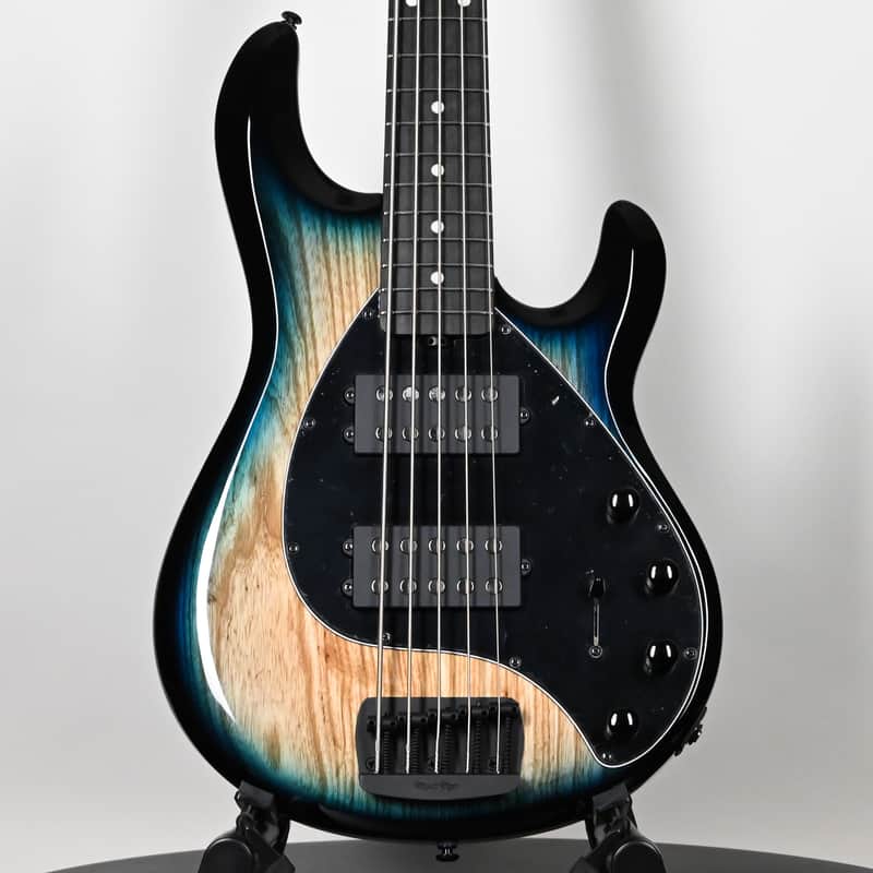 Ernie Ball Music Man StingRay Special 5 HH w/ Ebony Fretboard Bass Guitar- Mean Blue Burst 2026 (K10297) image 1