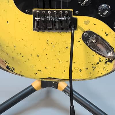 Partscaster Stratocaster Relic SSS or? 2020s - Yellow Relic image 4