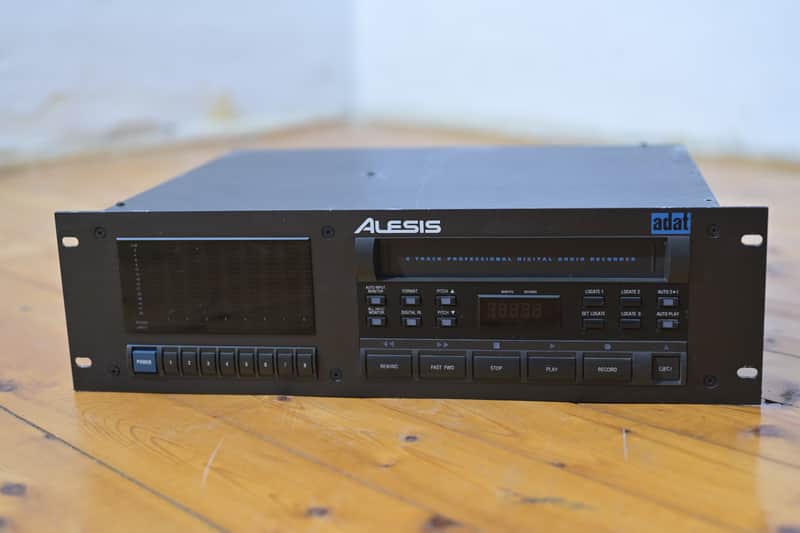 Alesis ADAT 16-Bit 8-Track Digital Audio Recorder 1991 - 1995 - Black image 1