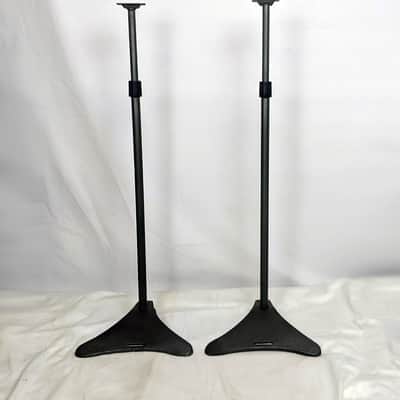 Atlantic 77305018 Adjustable Height Heavy Duty Speaker Stands Black - Set of 2 image 6