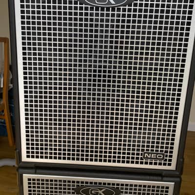 Gallien-Krueger 1001RBmk2 + 2 Neo410 cabs 2014 - silver/grey and black image 13
