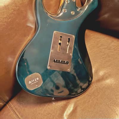 Ibanez AZ24P1QM-DOB Premium 2024 - Present - Deep Ocean Blonde image 4