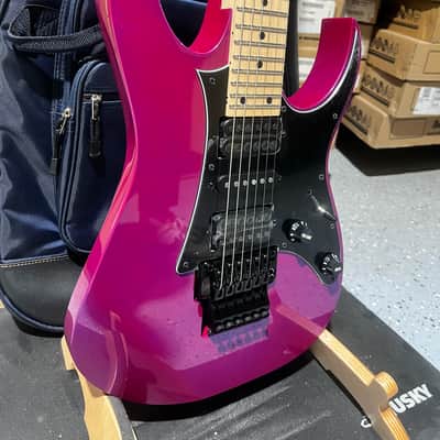 Ibanez Genesis Collection RG550 Electric Guitar - Purple Neon w/ Gig Bag image 2