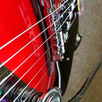 Sekova Grecian | Late 1960's | Cherry Red Burst | RARE image 6