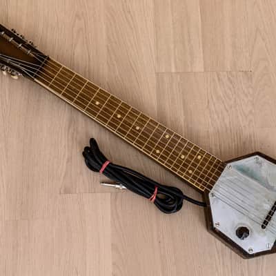 1930s AudioVox 7-String "Frying Pan" Vintage Lap Steel w/ Case, Seattle-Made, Paul Tutmarc image 10