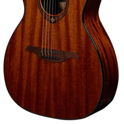 LAG T98PE Tramontane Parlor Elektro-Akustikgitarre natur hochglanz image 2