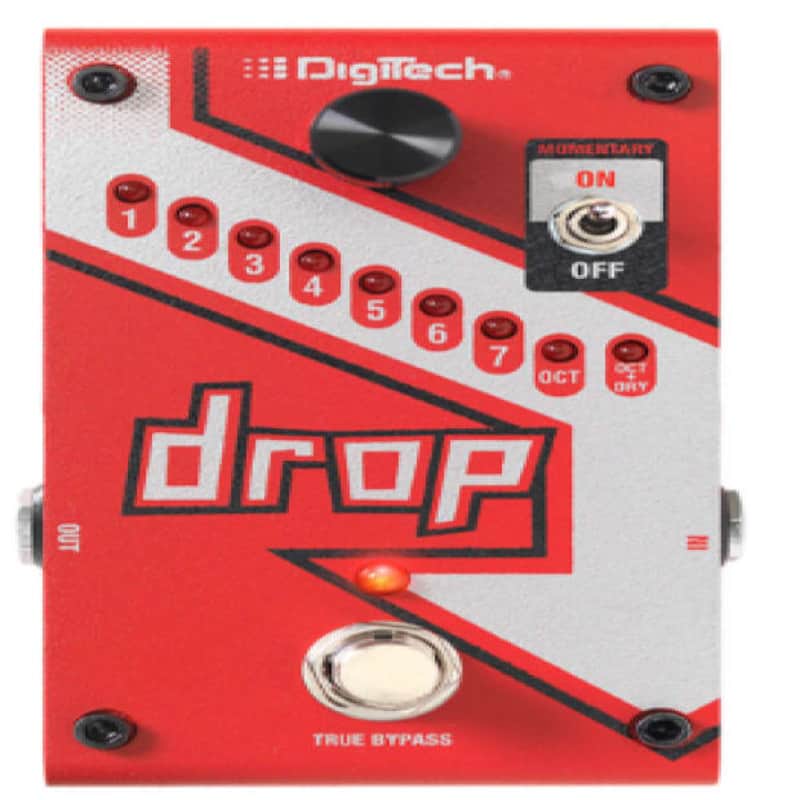 DigiTech Drop Compact Polyphonic Pitch-Shifter 2010s - Red image 1
