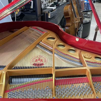 SCHULZE POLLMANN PIANOFORTE A MEZZA CODA S160 ROSSO image 6