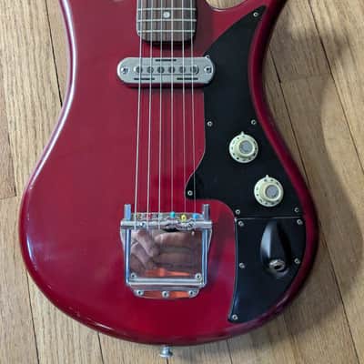 Teisco Tulip 60s - Red/sunburst image 2