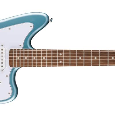 Fender Squier FSR Affinity Series Jaguar Laurel Fingerboard White Pickguard Ice Blue Metallic image 4