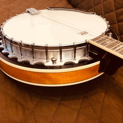 Washburn B10 Americana Series Remo Top Wood Mahogany Neck 5-String Banjo w/Mahogany Resonator image 14