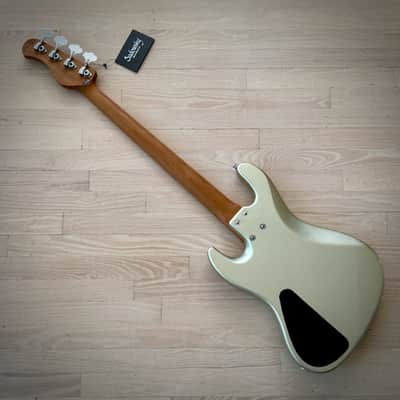 Sadowsky MetroExpress 21-Fret Hybrid P/J Bass, Morado Fingerboard, 4-String - Solid Champagne Metallic High Polish (SMX21HP4 J7R OKU FR) image 5