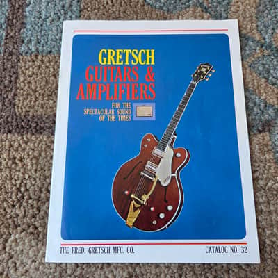 Vintage 1965 Gretsch Guitars & Amplifiers Catalog #32! Chet Atkins, White Falcon! Rare, Original Case Candy! image 1