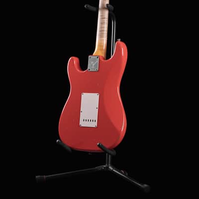2010 Fender Custom Shop Masterbuilt Yuriy Shishkov 1960 Stratocaster Fiesta Red Relic MusicMesse NAMM NOS One Off Abigail Ybarra Hand-Wound image 15