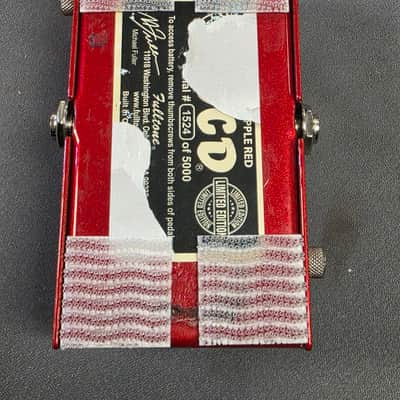Fulltone Limited Edition OCD V2 2018 - Candy Apple Red image 4