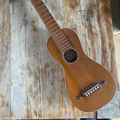Luthier AB Manson for Ian Anderson Jethro Tull  Martin Barre Travel Parlor Acoustic Guitar with COA image 1